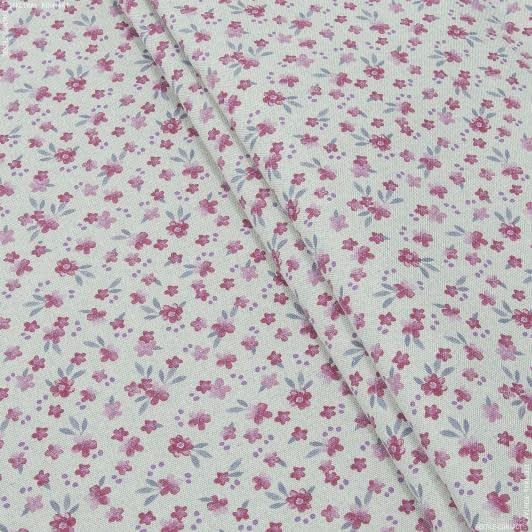 Тканини всі тканини - Декоративна тканина Армерія квіточки т.рожевий