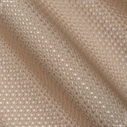 Ткани портьерные ткани - Портьерная ткань миле рогожка двухсторонняя беж