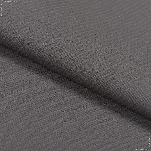 Тканини для побутового використання - Тканина рушникова вафельна ТКЧ гладкофарбована колір торф'яний