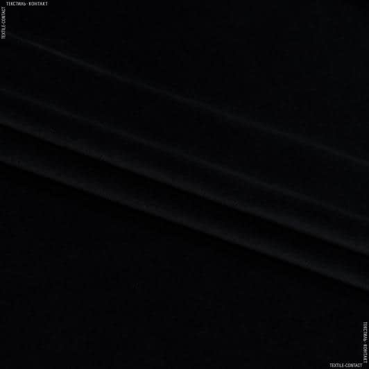 Ткани для спортивной одежды - Плюш биэластан черный