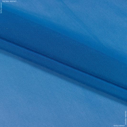 Ткани для спортивной одежды - Сетка стрейч светло-синий