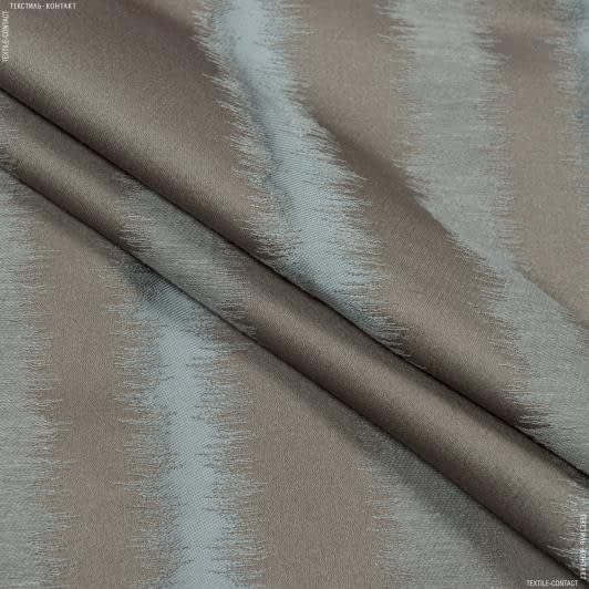 Тканини для декору - Декоративна тканина Каміла смуга т.беж-сірий,сірий