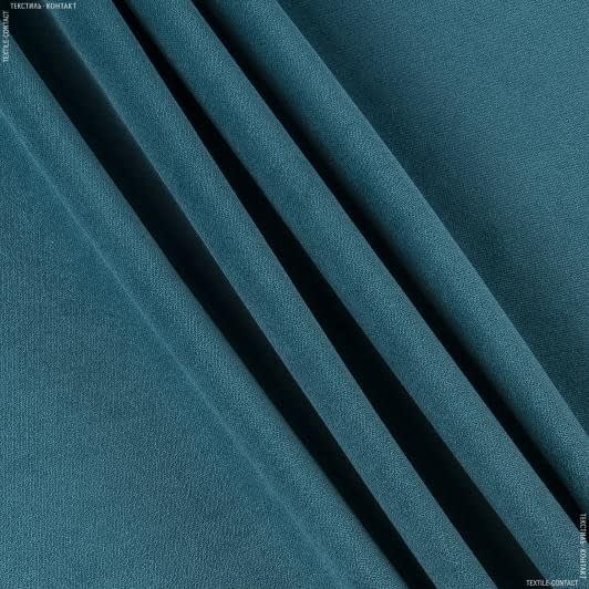 Тканини портьєрні тканини - Велюр Міленіум колір аквамарин