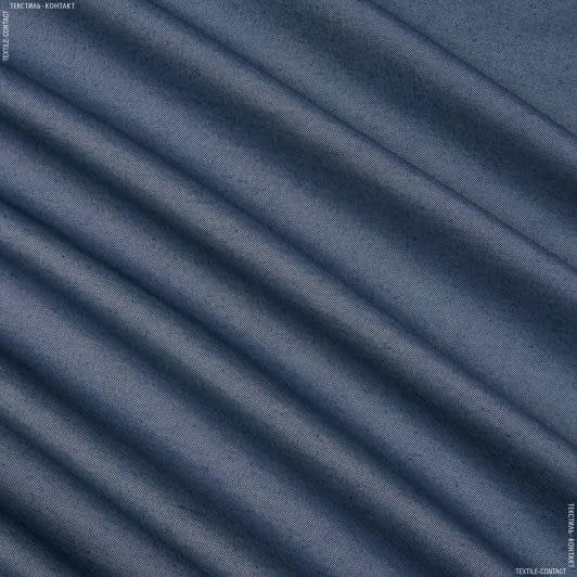 Тканини для столової білизни - Декоративна тканина Коіба меланж синій
