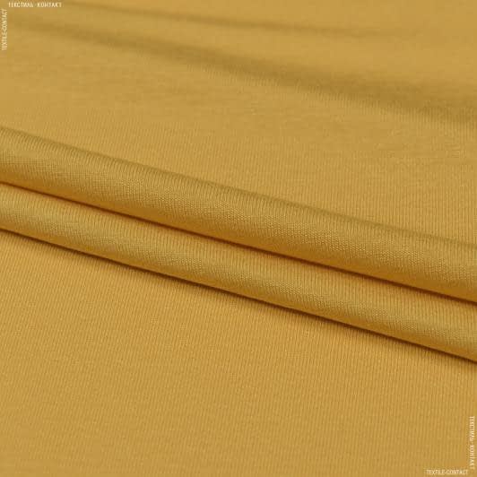 Ткани для спортивной одежды - Кулир-стрейч желтый