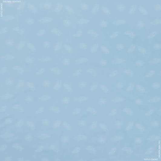 Ткани для подушек - Тик наперниковый набивной голубой