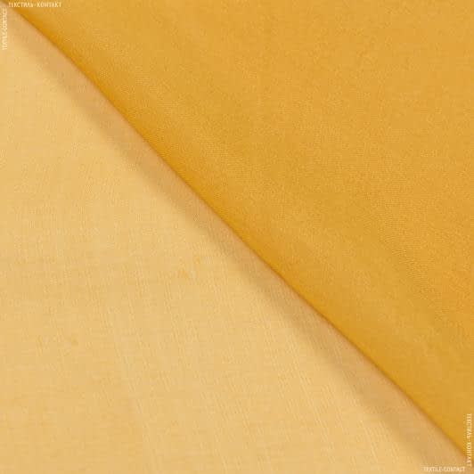 Ткани для платков и бандан - Шифон-шелк  натуральный желтый