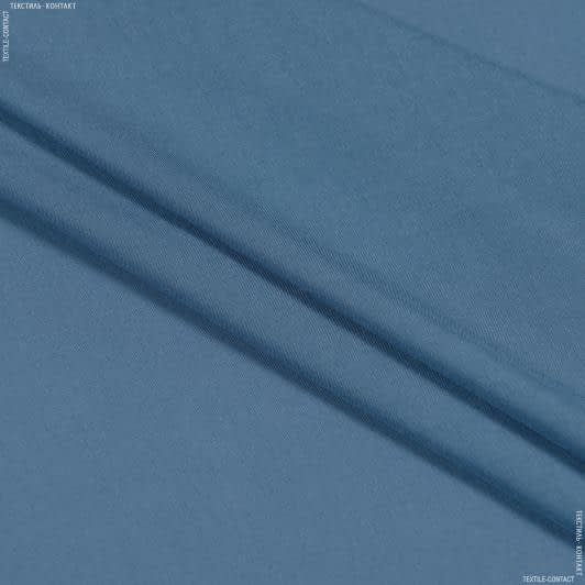Тканини для дитячого одягу - Батист віскозний сіро-синій
