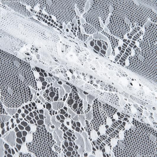 Ткани для платьев - Гипюр французский белый