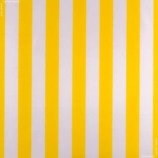 Ткани для палаток - Оксфорд-135 полоса белый/желтый