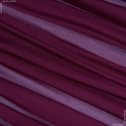 Ткани для платков и бандан - Шифон-шелк натуральный бордовый