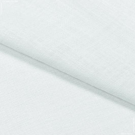 Ткани все ткани - Тюль рогожка Ориса цвет белый перламутр с утяжелителем