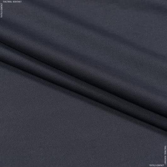Ткани для спортивной одежды - Трикотаж дайвинг двухсторонний темно-серый