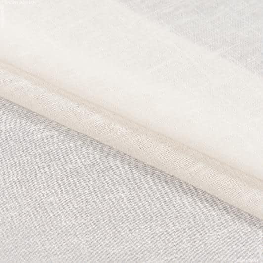 Тканини гардинні тканини - Тюль кісея Арас колір пудра з обважнювачем