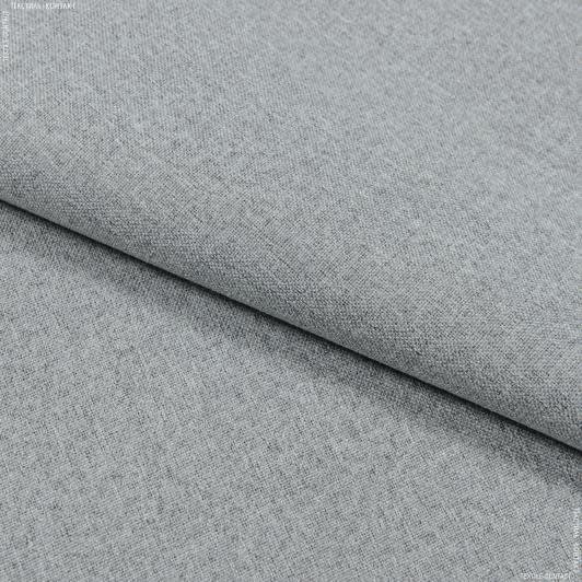 Тканини портьєрні тканини - Блекаут меланж Вуллі / BLACKOUT WOLLY сіро-сталевий