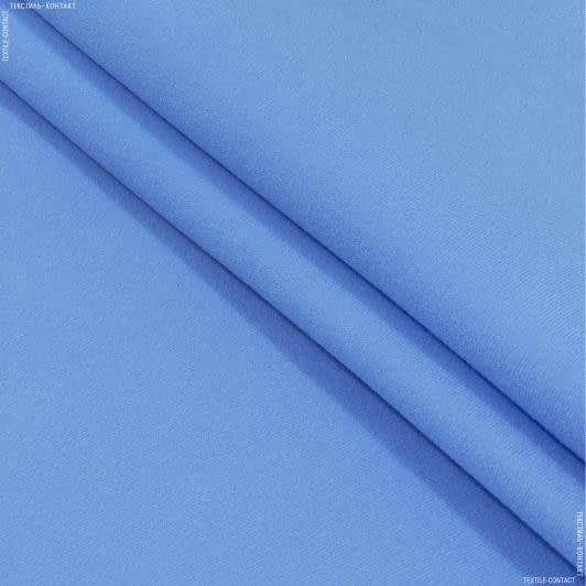 Тканини хутро - Велюр-липучка блакитний