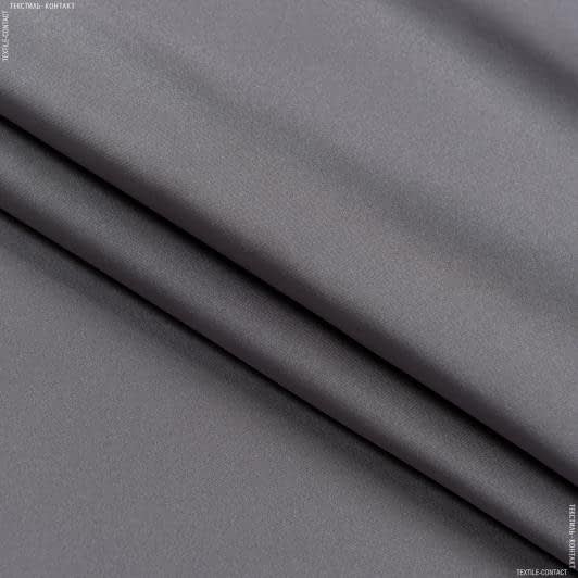 Тканини атлас/сатин - Декоративна тканина Тіффані колір т.сизий