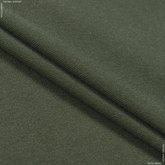 Тканини для декоративних подушок - Трикотаж-липучка хакі