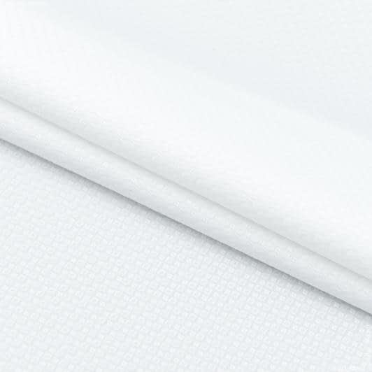Ткани horeca - Скатертная ткань жаккард Ягиз геометрия /YAGIZ белый