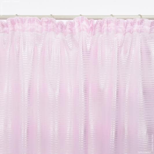 Тканини тюль - Тюль Вуаль смуга   рожевий 275/165 см (83539)