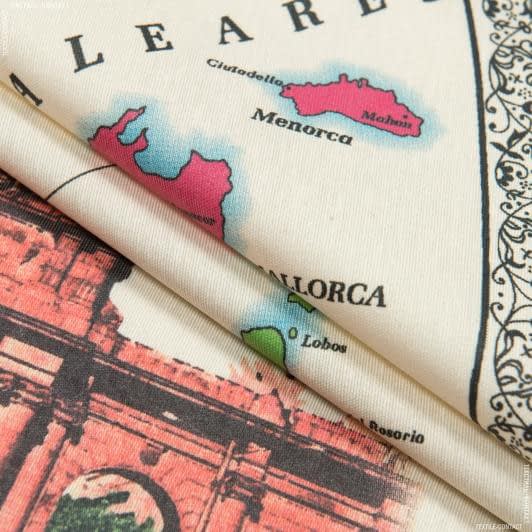 Тканини всі тканини - Тканина з акриловим просоченням Карта Іспанія купон