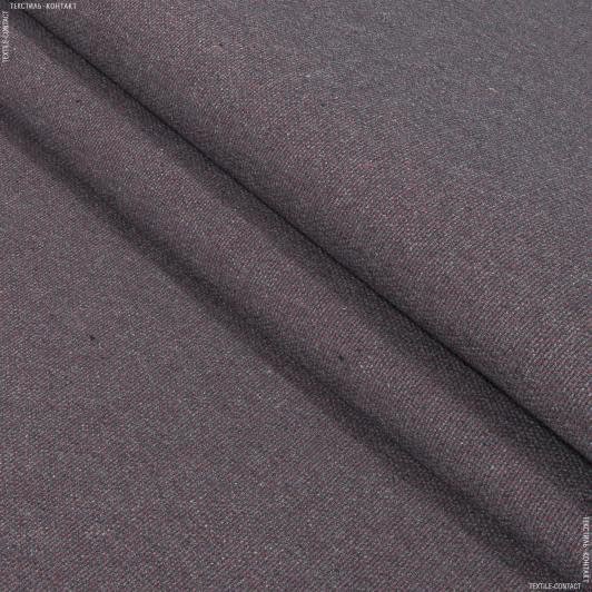 Тканини для безкаркасних крісел - Декоративна тканина Оскар меланж графіт, червоний