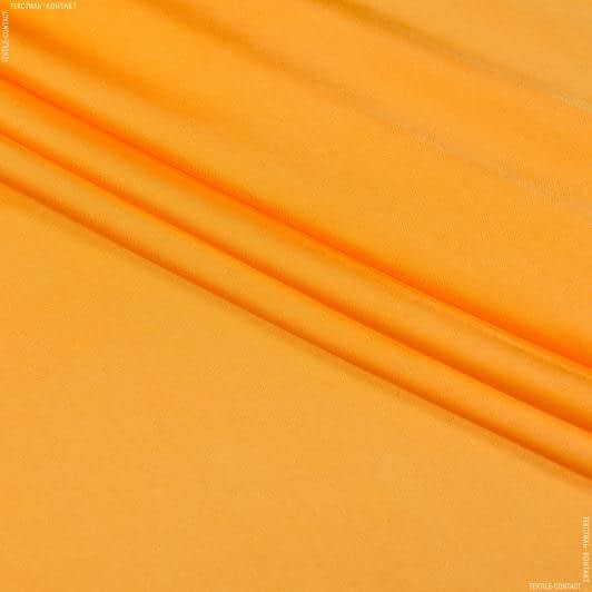 Ткани шелк - Шелк искусственный желто-оранжевый
