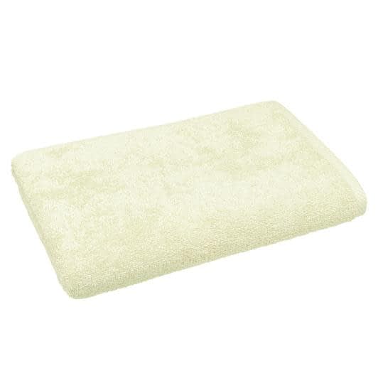Ткани махровые полотенца - Полотенце махровое 70х140 кремово-желтое