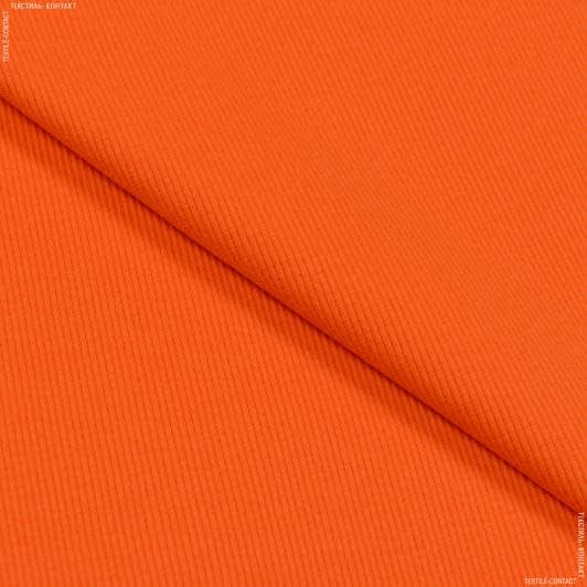 Ткани ластичные - Кашкорсе пенье 60см*2 оранжевое