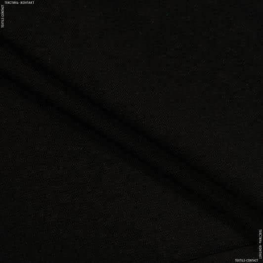 Тканини трикотаж - Ластічне полотно  80см*2 чорне
