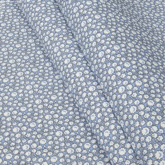 Ткани для детской одежды - Экокоттон агава т.голубой