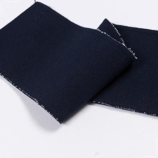 Ткани для одежды - Воротник-манжет темно-синий 10х42см