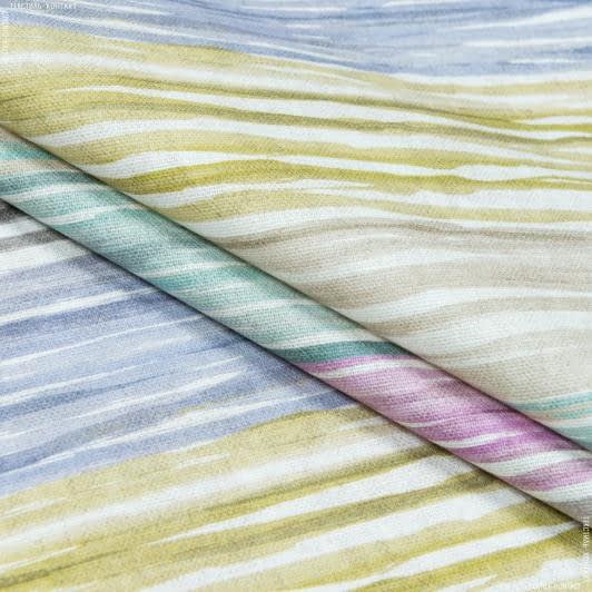 Ткани для штор - Декоративная ткань Мариола полоски мультиколор