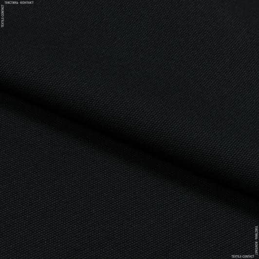 Ткани портьерные ткани - Декоративная ткань Панама Микадо черный