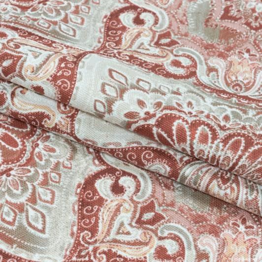Тканини портьєрні тканини - Декоративна тканина панама Клейд/CLADY теракот