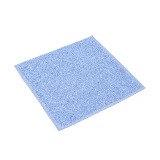 Ткани махровые полотенца - Полотенце (салфетка) махровое 30х30 голобуй