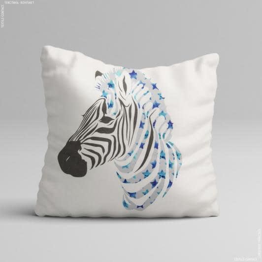 Ткани для декоративных подушек - Купон на декоративную подушку "ЗЕБРА"