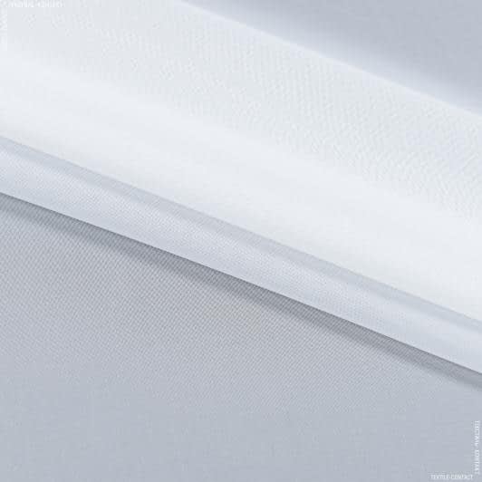 Ткани гардинные ткани - Тюль Вуаль белый с утяжелителем