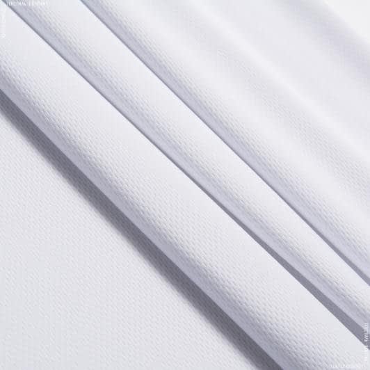 Ткани для спортивной одежды - Микро лакоста белая