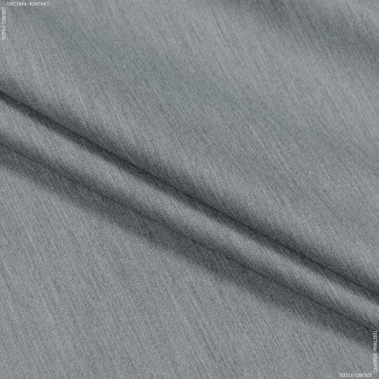 Тканини для піджаків - Костюмна saiton стрейч меланж світло-сірий