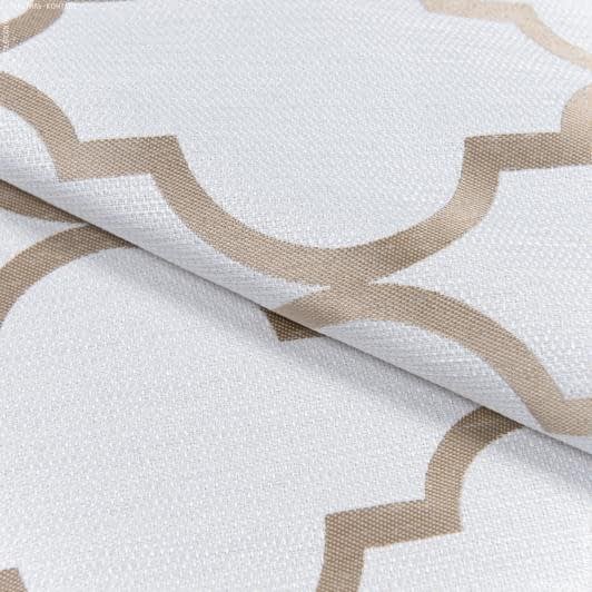 Ткани портьерные ткани - Декоративная ткань  Зевс марокканский ромб /ZEUS  бежевая