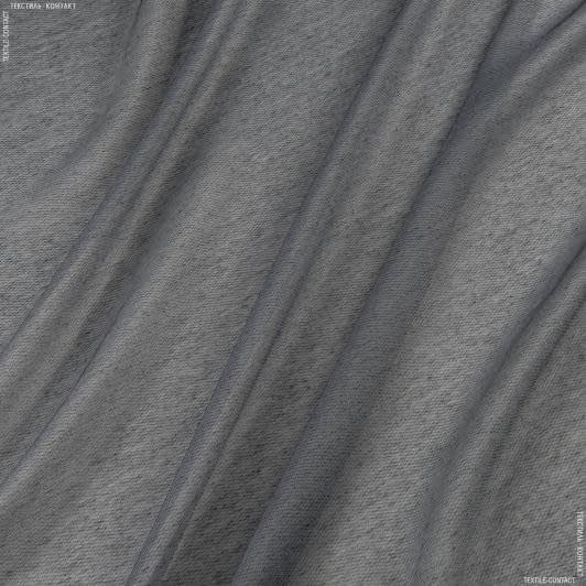Тканини гардинні тканини - Тюль Аллегро т.сірий з обважнювачем