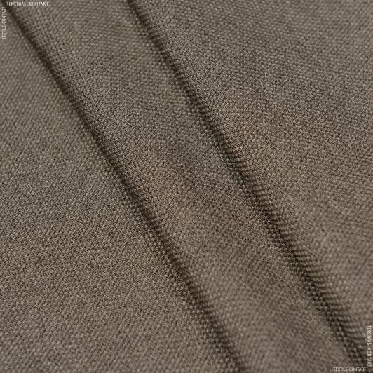 Тканини портьєрні тканини - Рогожка Брук колір кора дуба