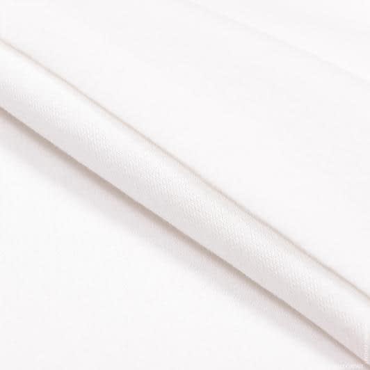 Ткани для футболок - Футер 3х-нитка с начесом молочный