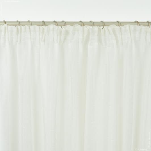 Ткани готовые изделия - Тюль Вуаль Креш с утяжелителем кремовый 500/300 см