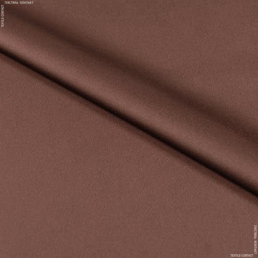 Ткани шелк - Шелк искусственный стрейч коричневый