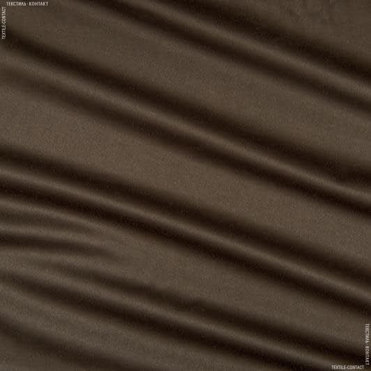 Ткани портьерные ткани - Ткань для скатертей сатин Арагон 2  т.коричневая