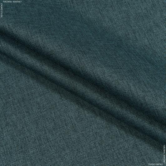 Тканини для римських штор - Блекаут меланж / BLACKOUT колір блакитна ялина