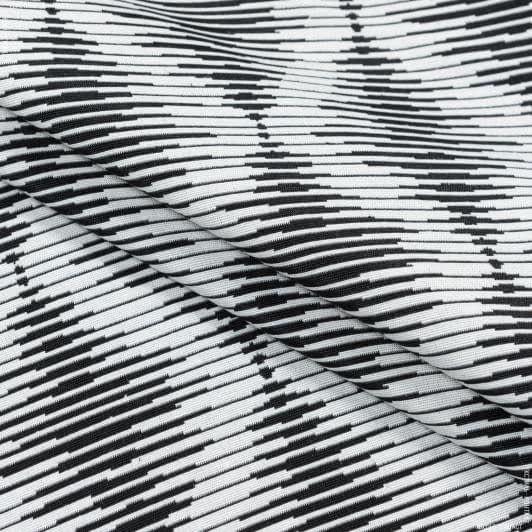Тканини портьєрні тканини - Жаккард Матті-4 чорний