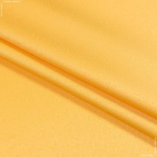 Ткани для флага - Атлас костюмный стрейч плотный темно-желтый
